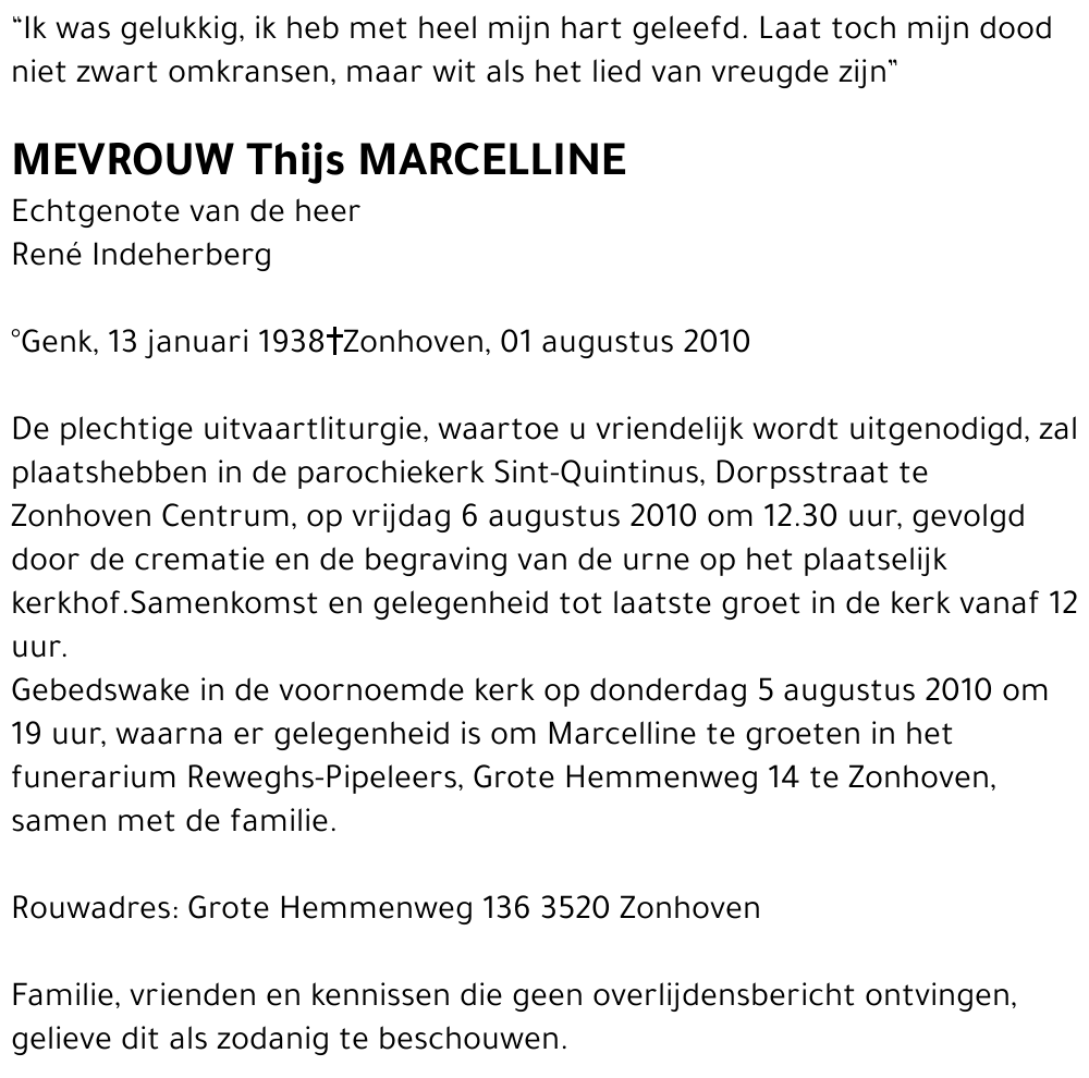Thijs Marcelline