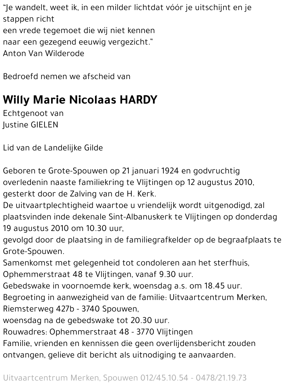 Willy Hardy