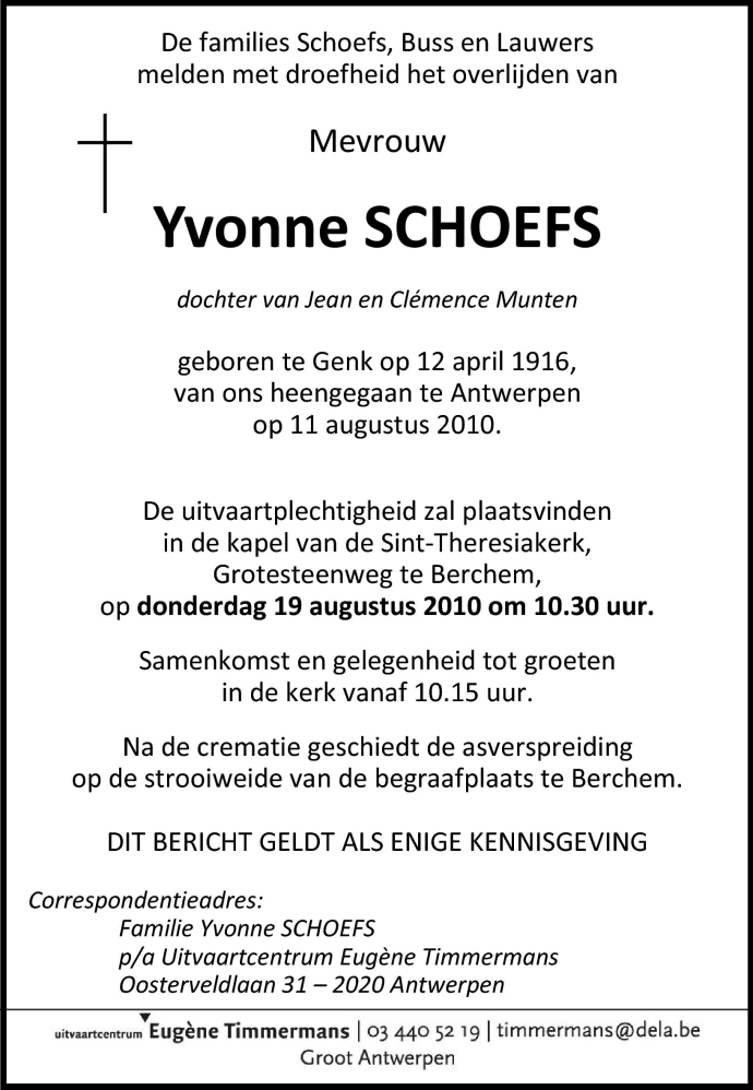 Yvonne Schoefs
