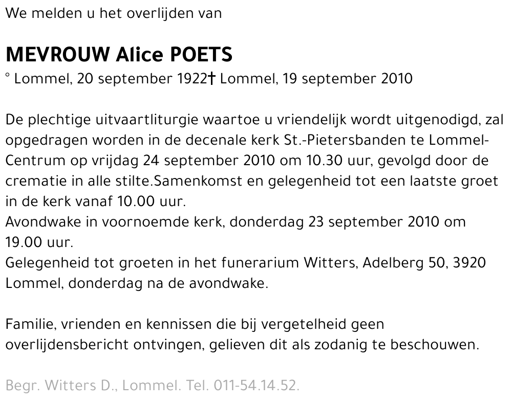 Alice Poets