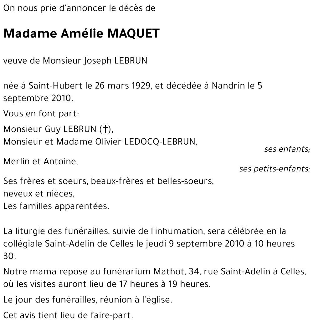 Amélie MAQUET
