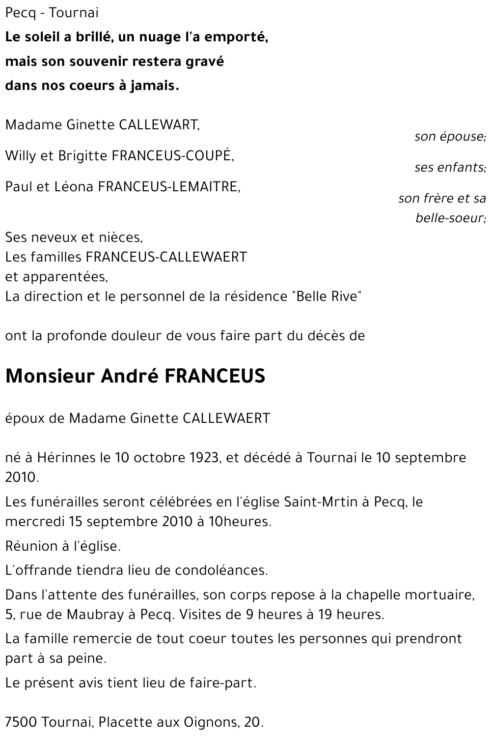 André FRANCEUS