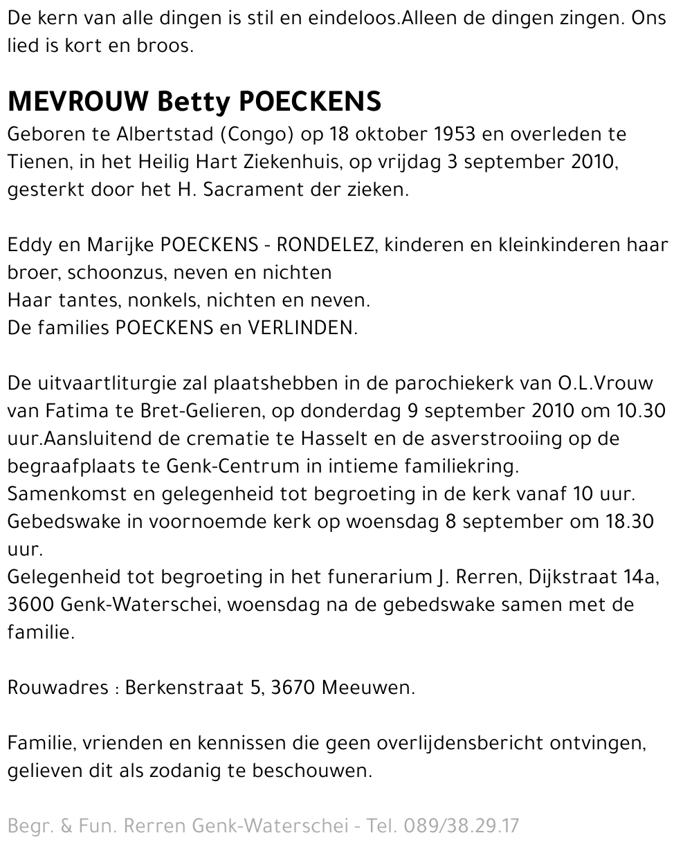 Betty Poeckens