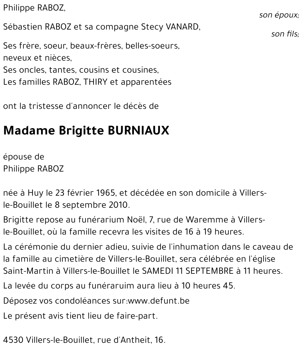 Brigitte BURNIAUX