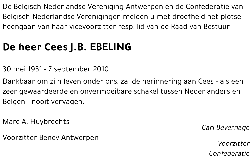 Cees J.B. EBELING