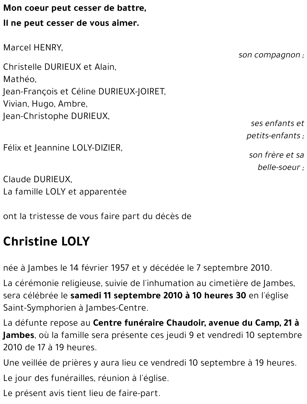 Christine LOLY