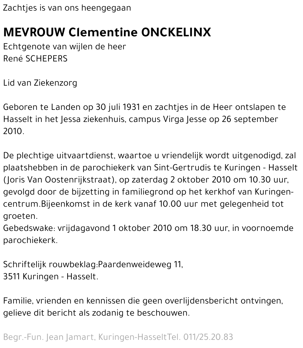 Clementine Onckelinx