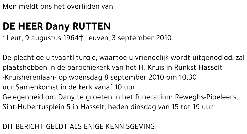 Dany Rutten
