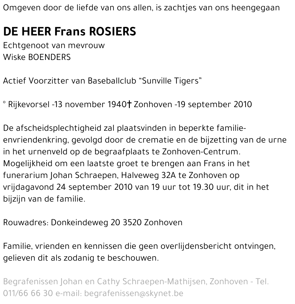 Frans Rosiers