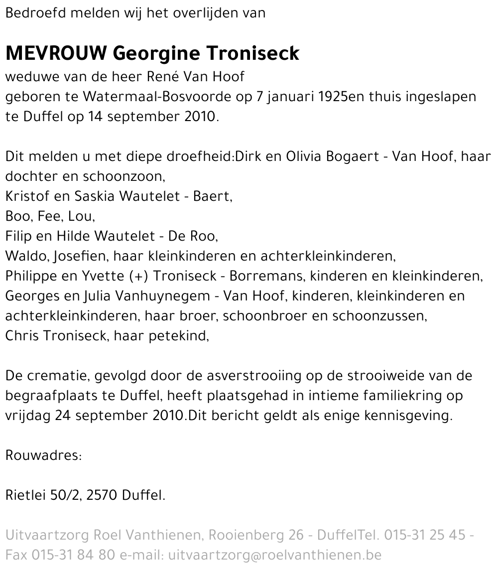 Georgine Troniseck