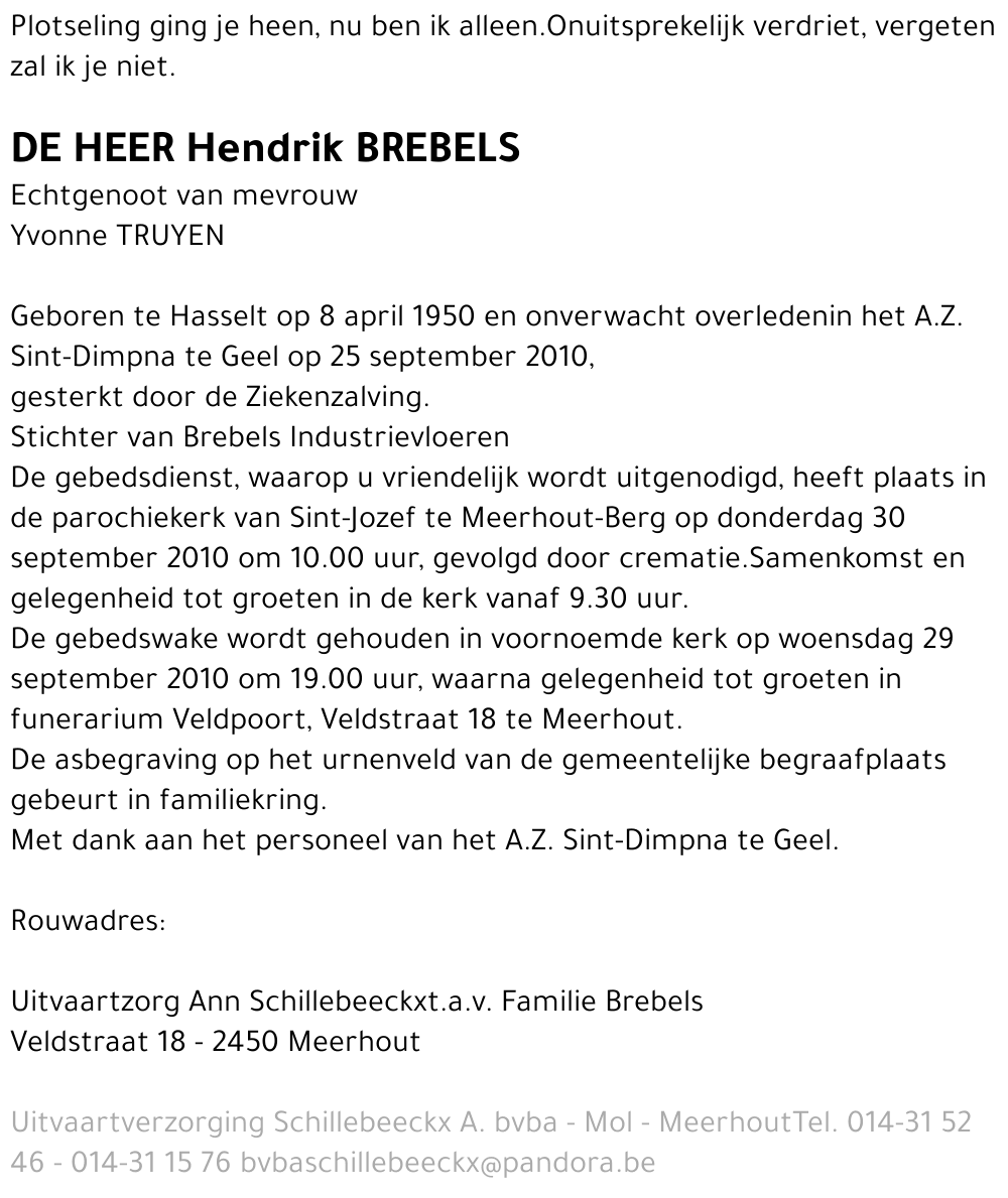 Hendrik Brebels