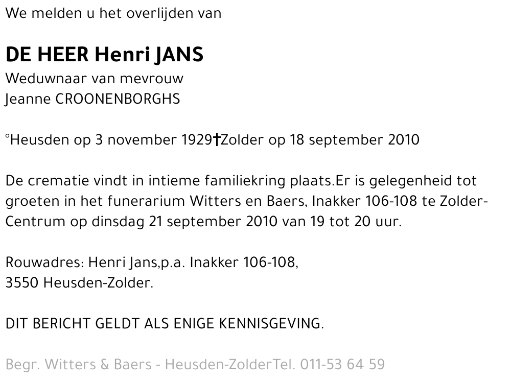 Henri Jans