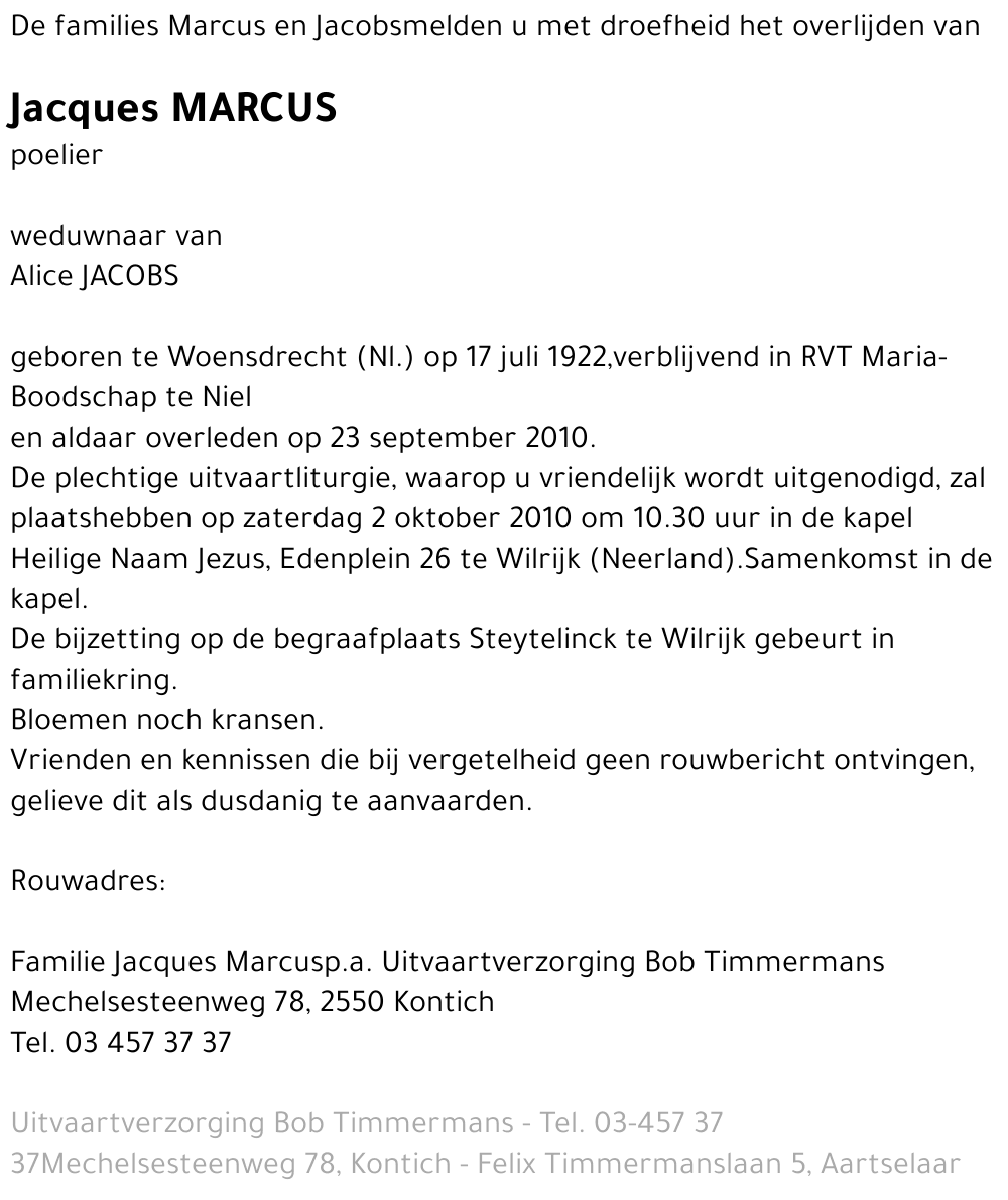 Jacques Marcus
