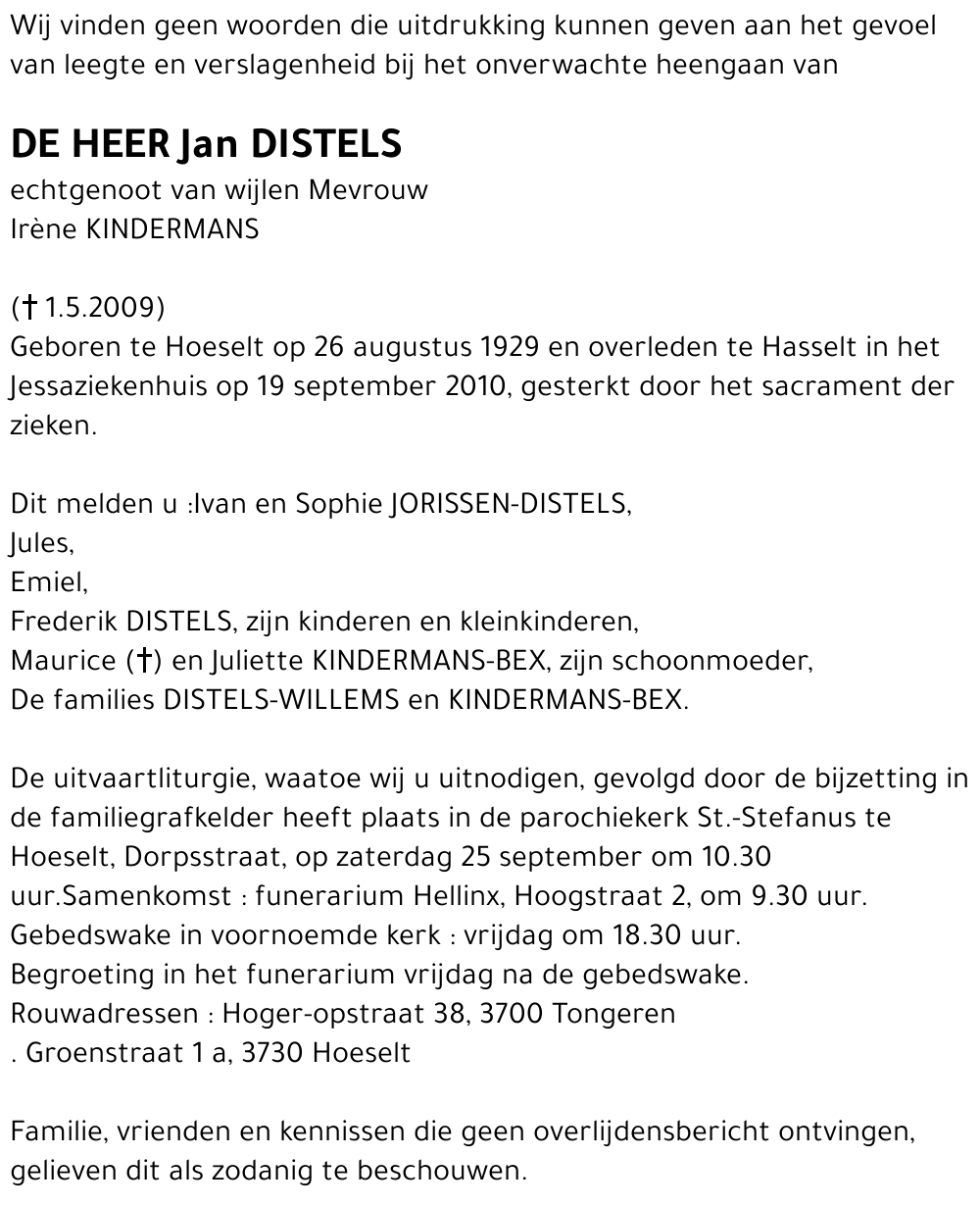 Jan Distels