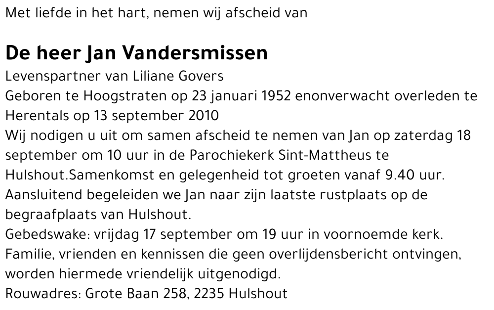 Jan Vandersmissen