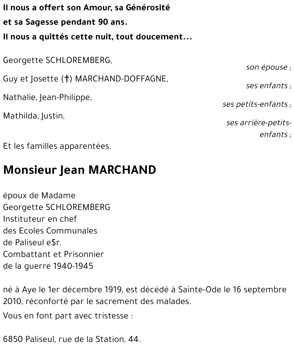 Jean MARCHAND