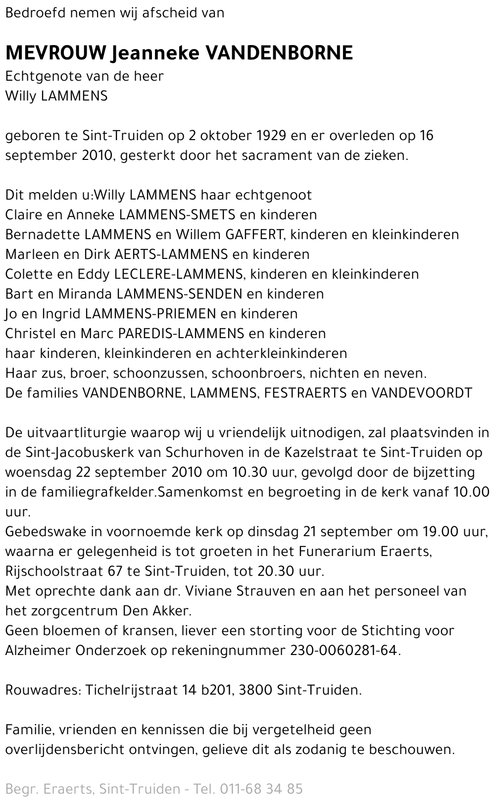 Jeanneke Vandenborne