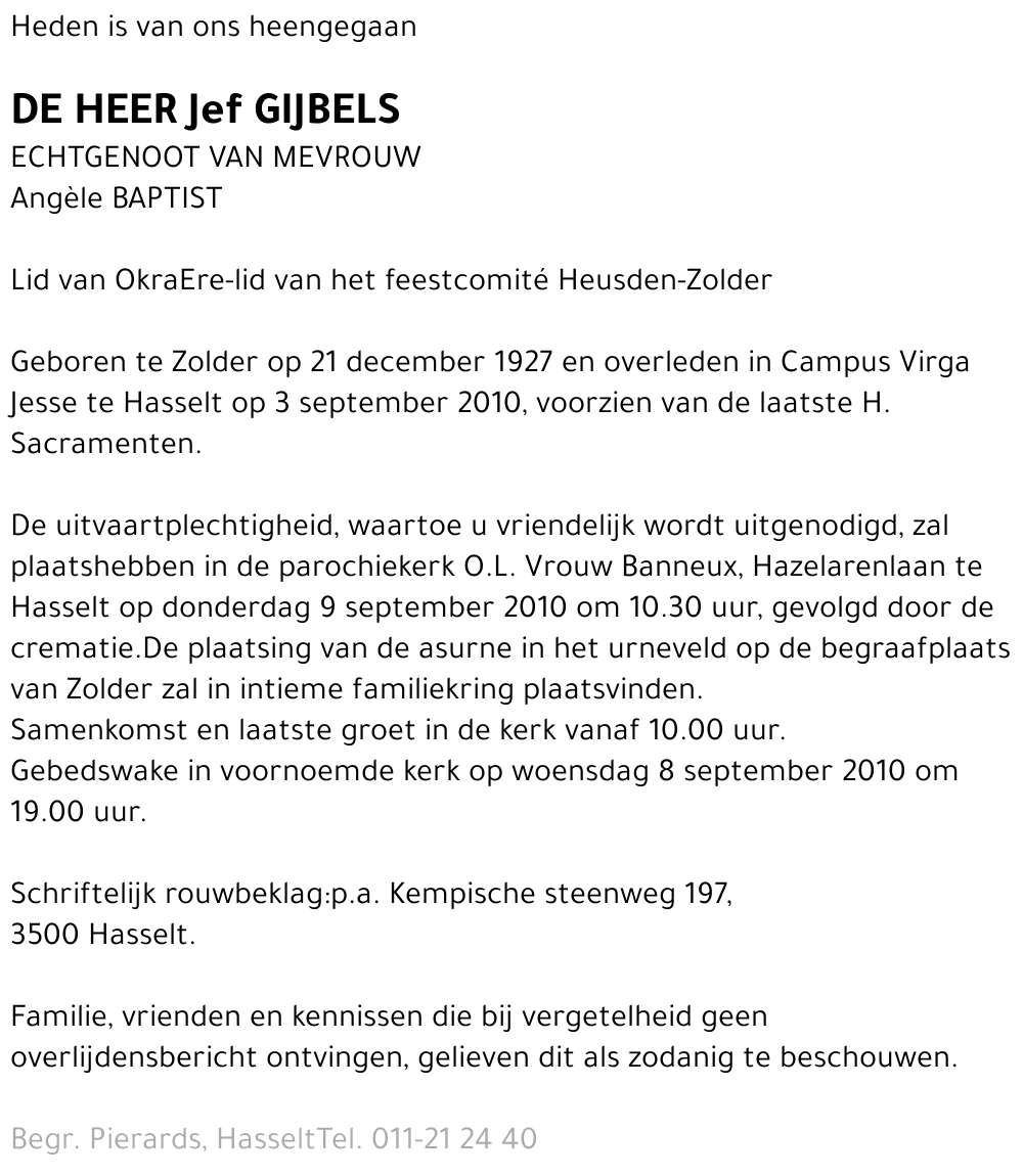 Jef Gijbels