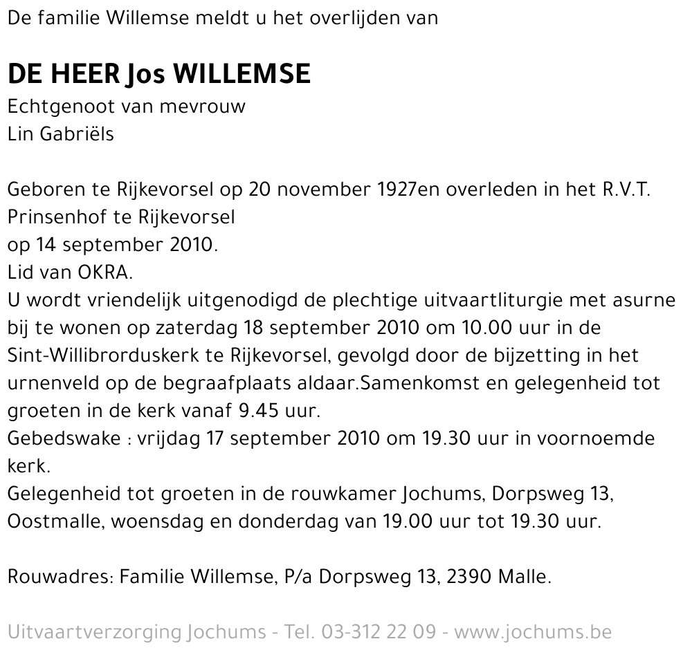 Jos Willemse