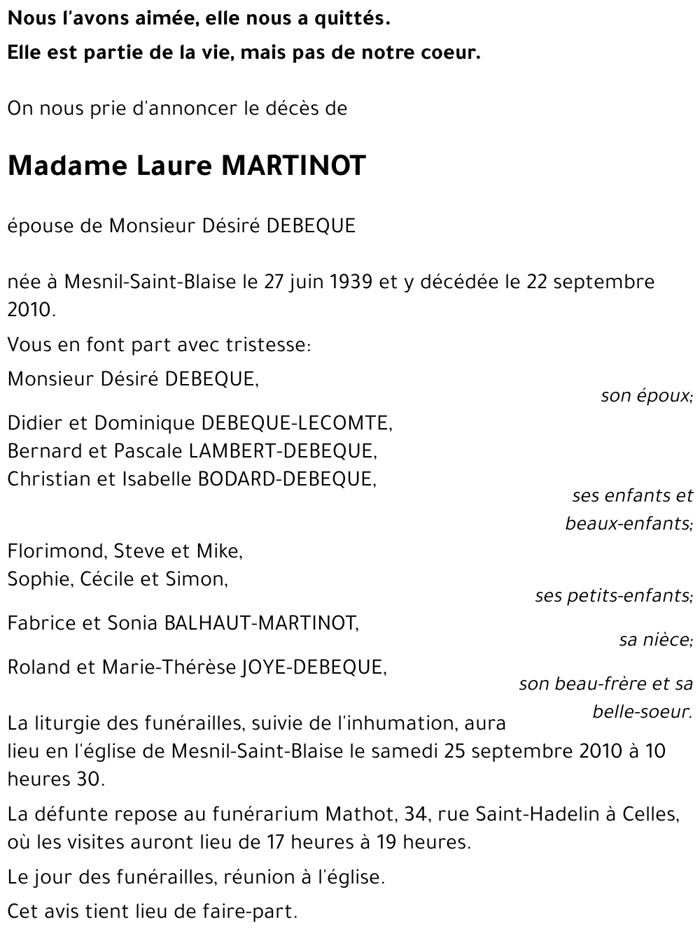 Laure MARTINOT