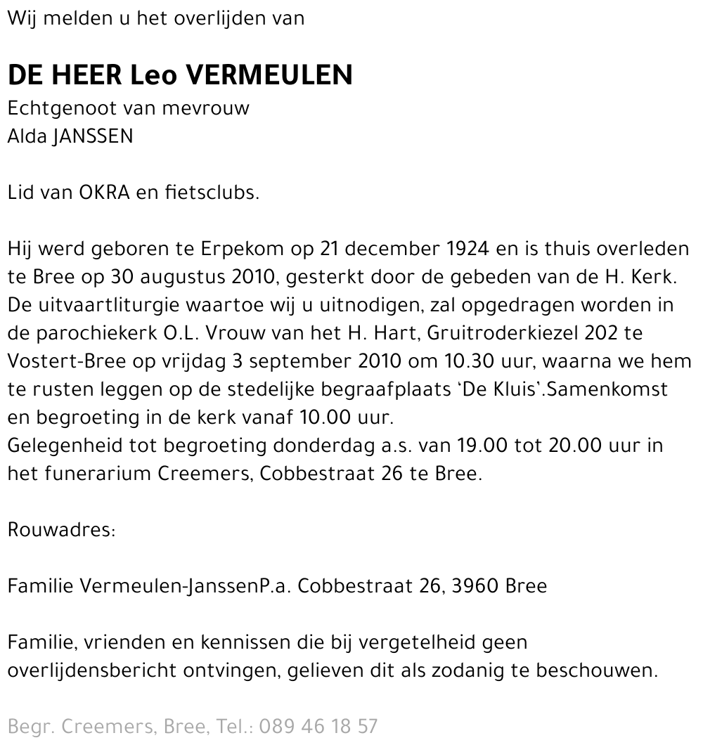 Leo Vermeulen
