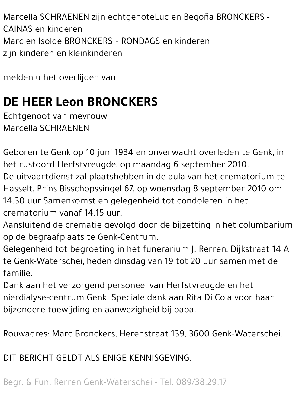 Leon Bronckers