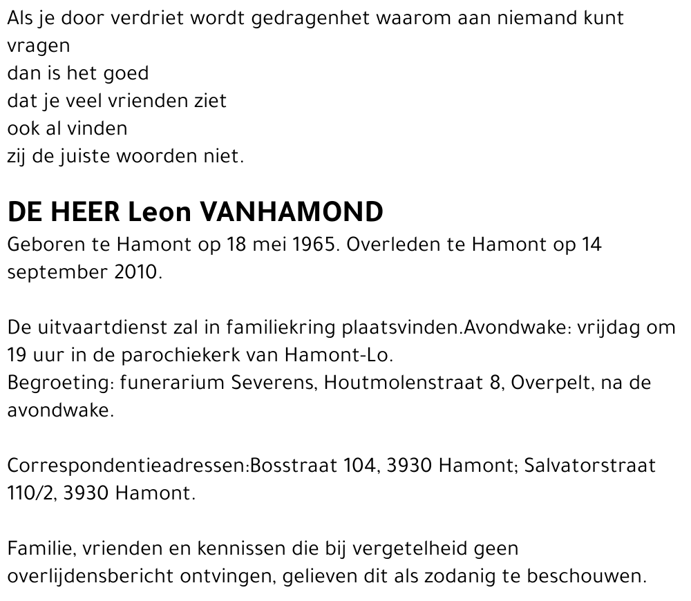 Leon Vanhamond