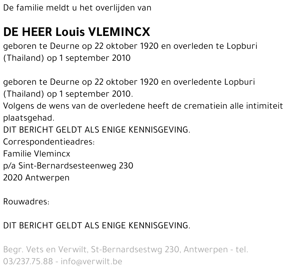 Louis Vlemincx