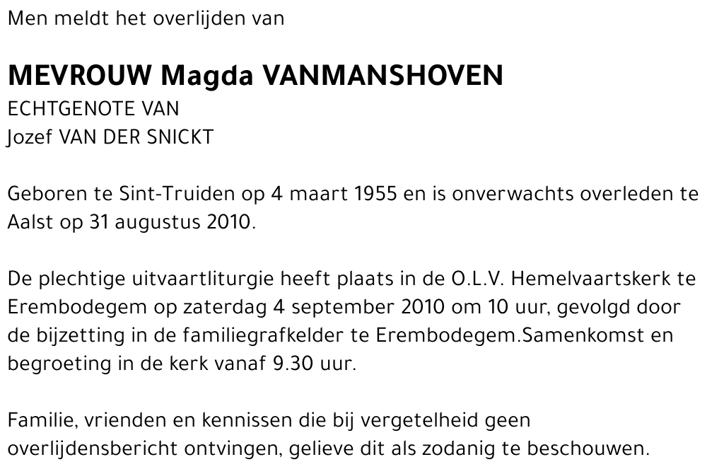 Magda Vanmanshoven