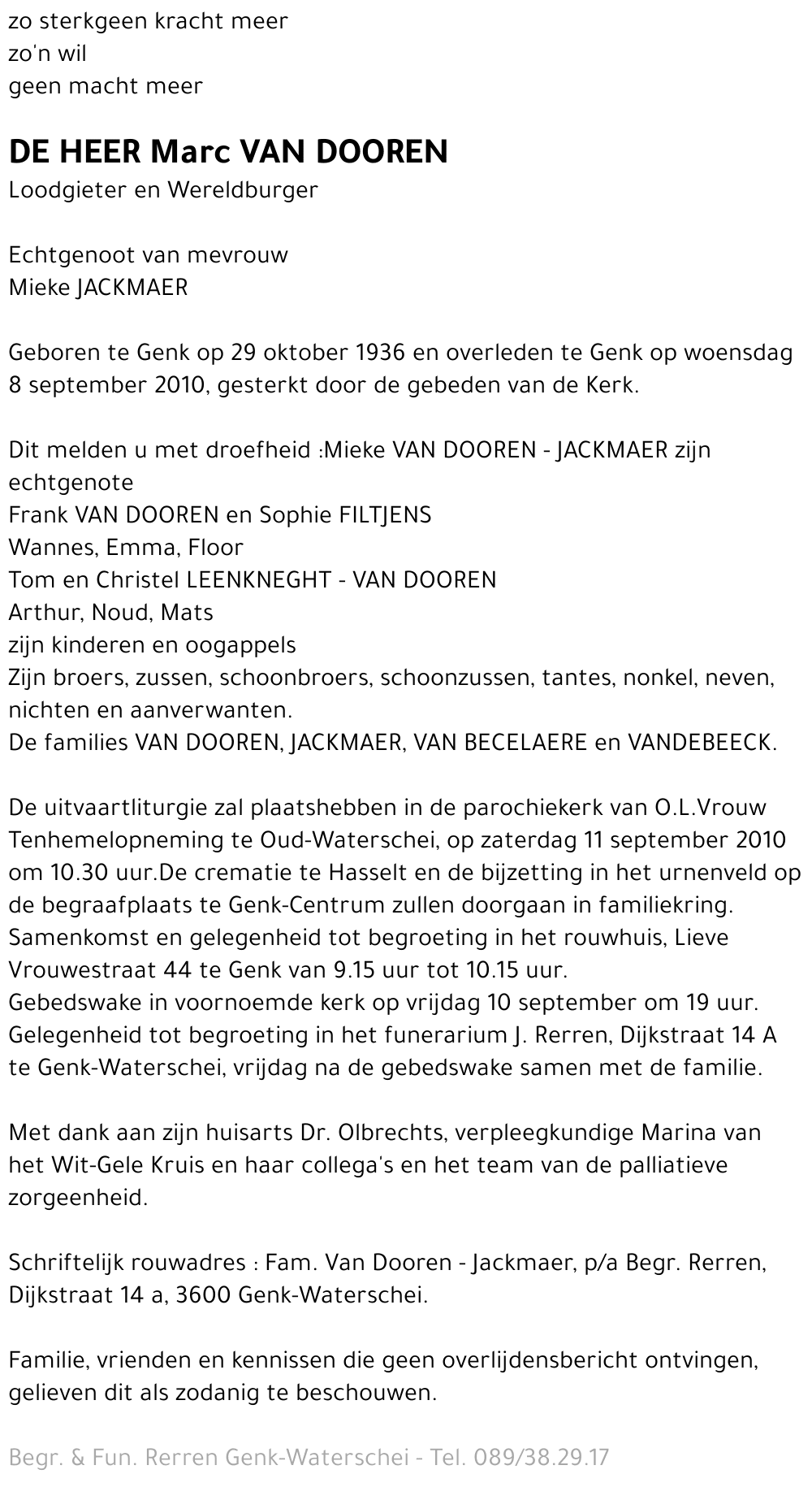 Marc Van Dooren