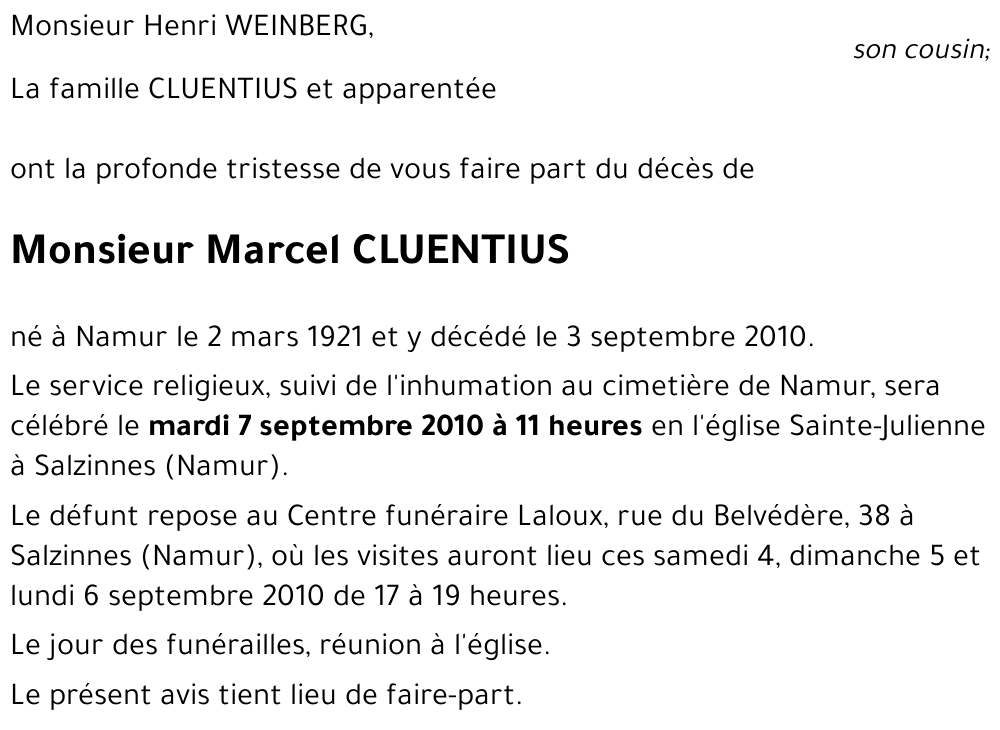 Marcel CLUENTIUS
