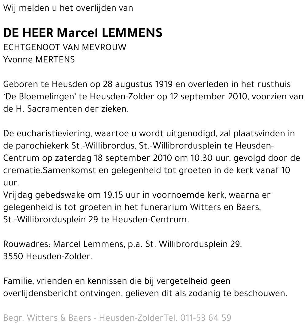 Marcel Lemmens
