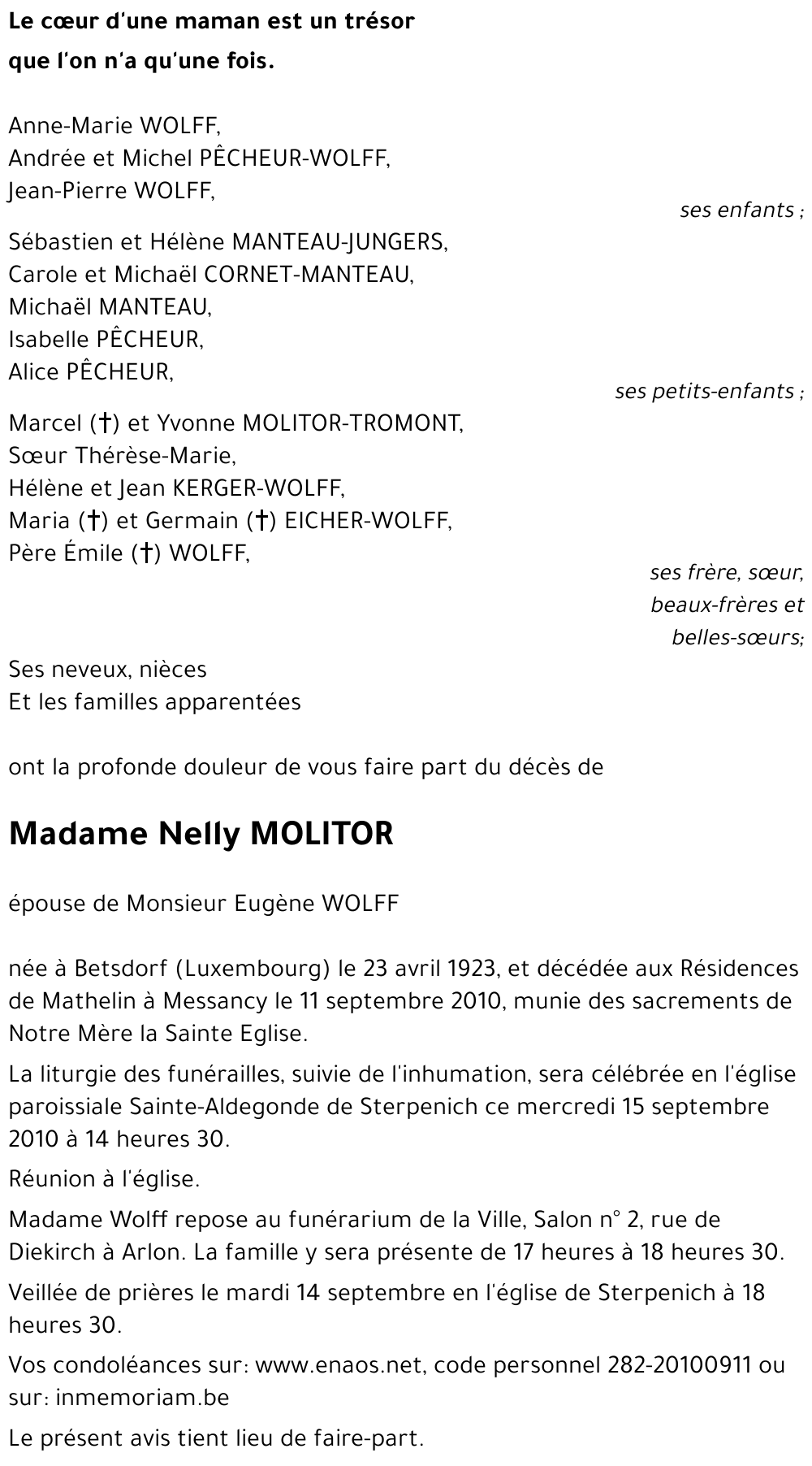 Nelly Molitor