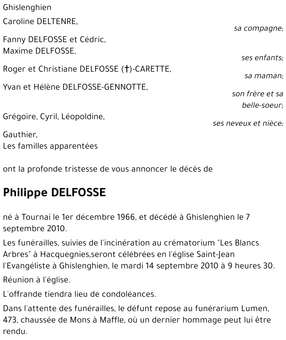 Philippe Delfosse