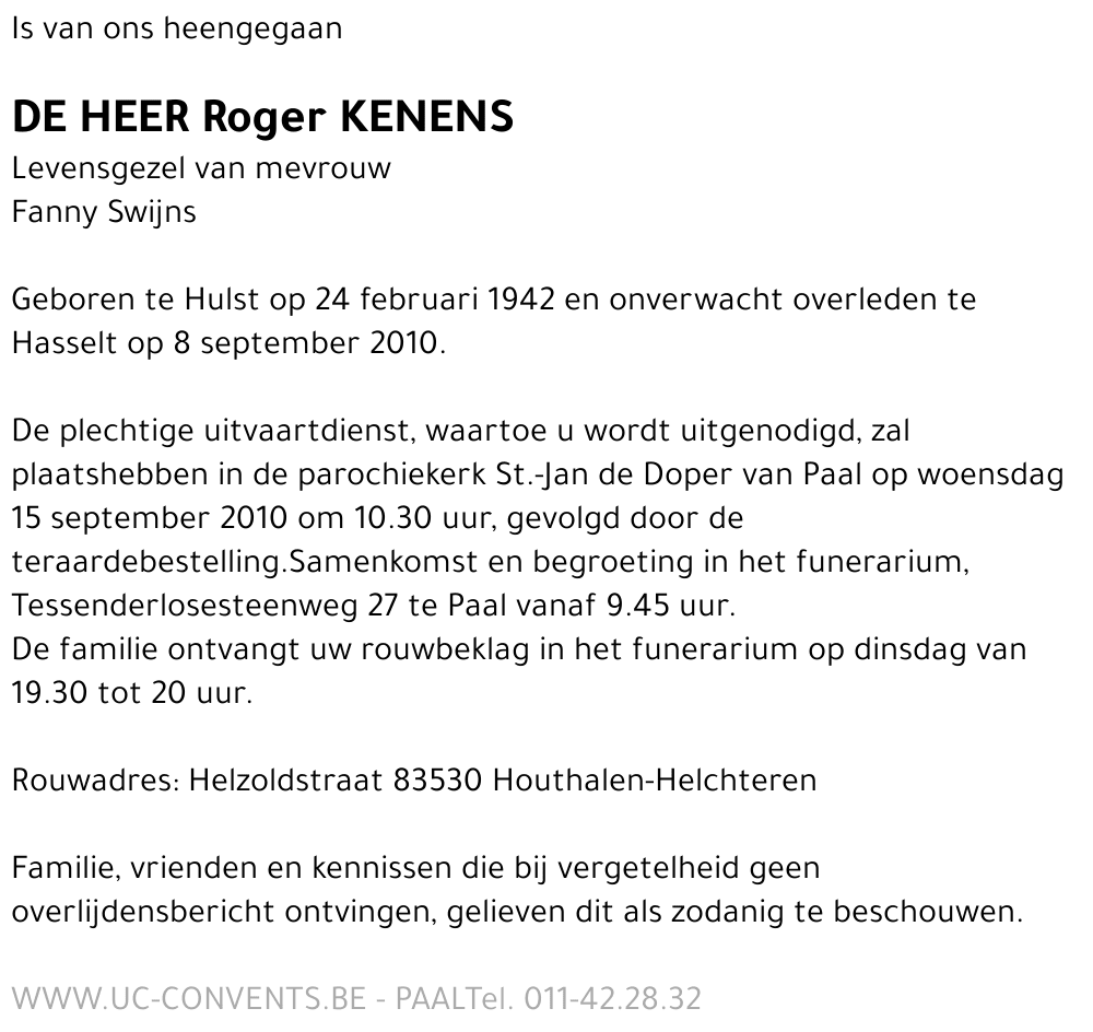 Roger Kenens