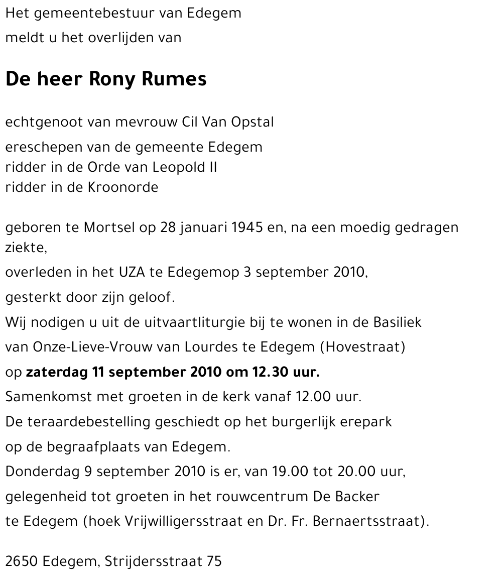 Rony RUMES