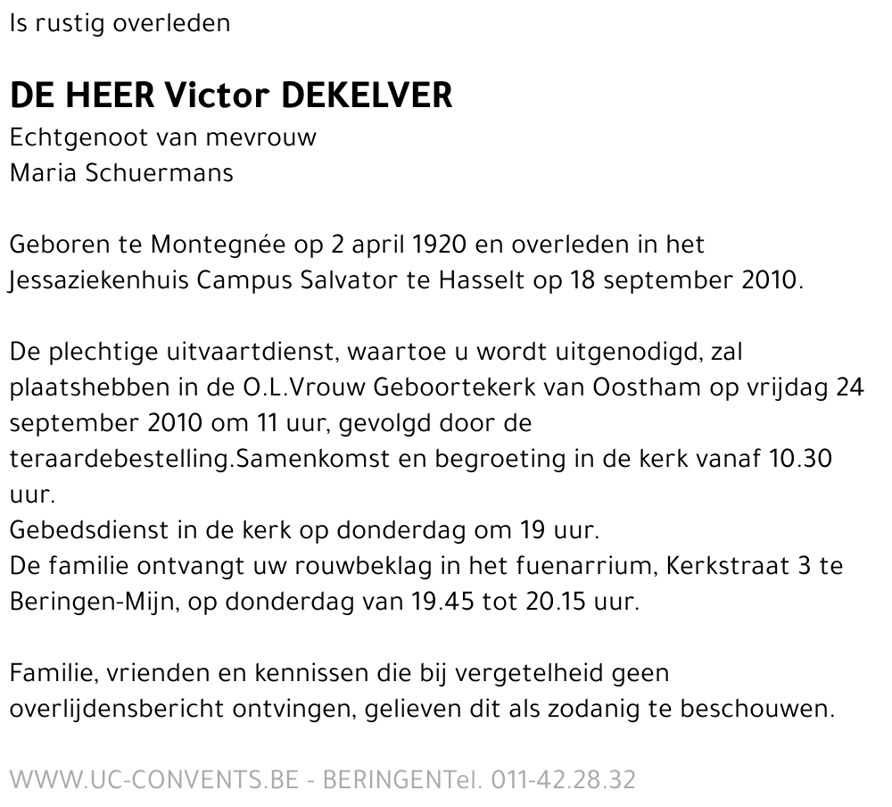 Victor Dekelver