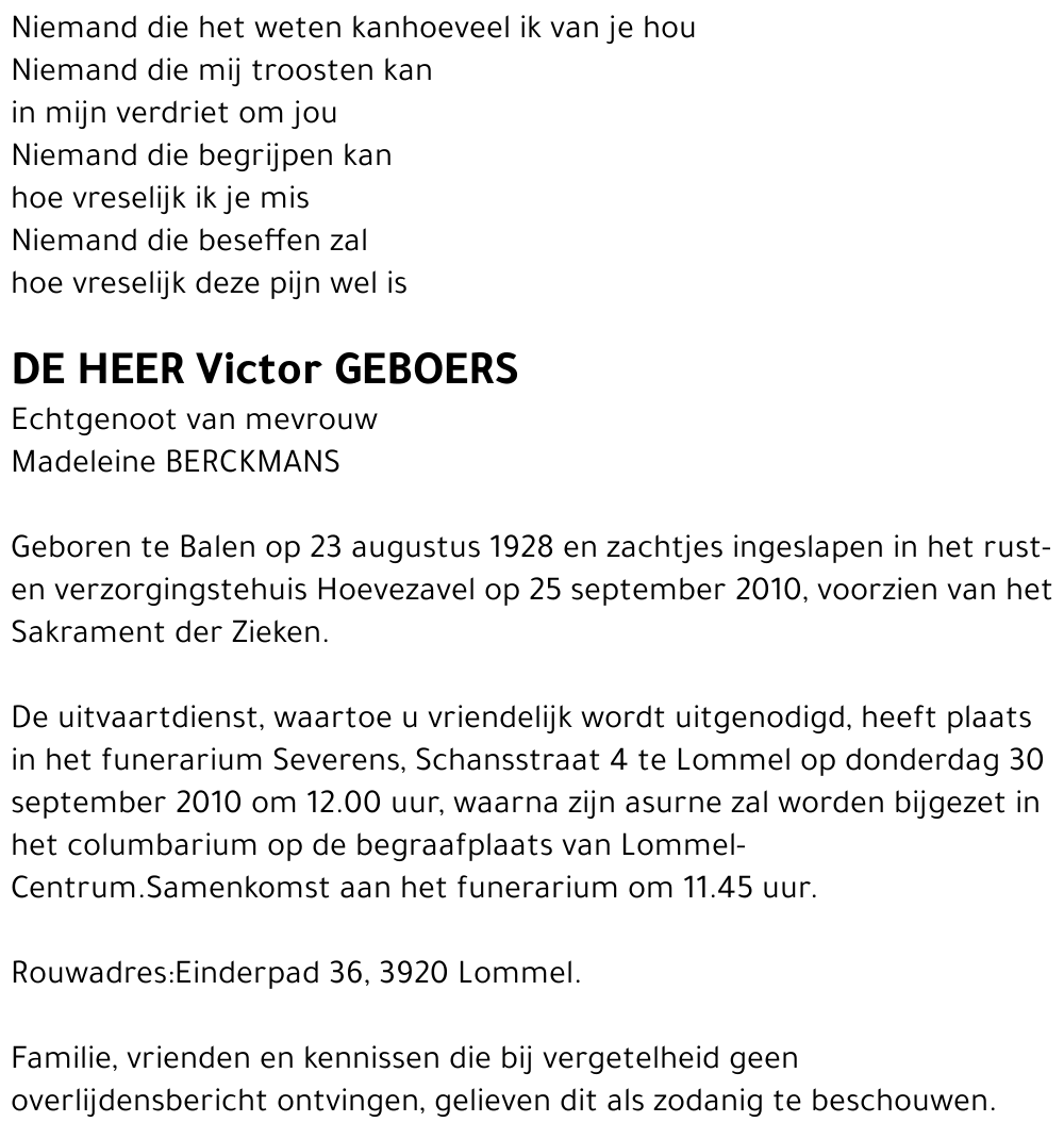Victor Geboers