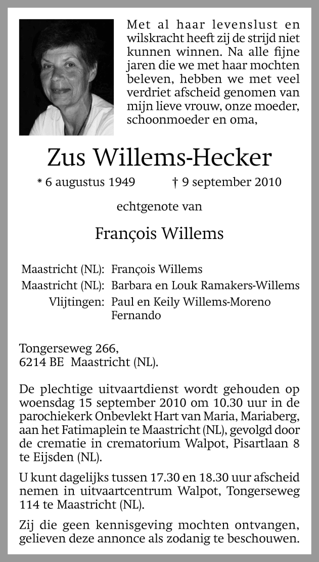 Zus Willems-Hecker