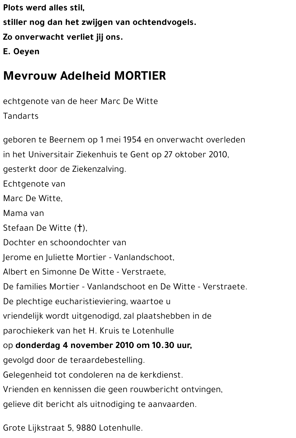 Adelheid MORTIER