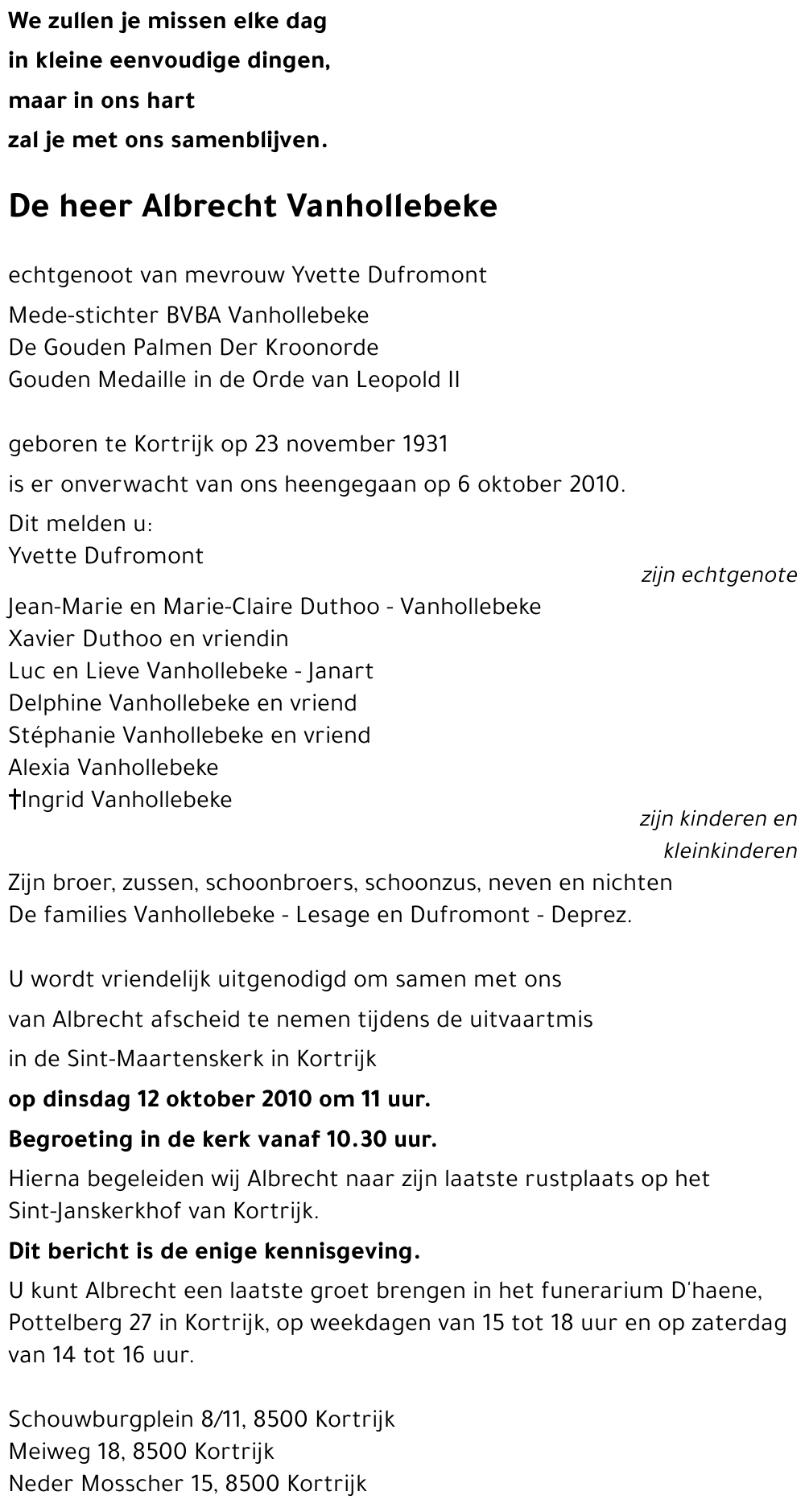 Albrecht Vanhollebeke