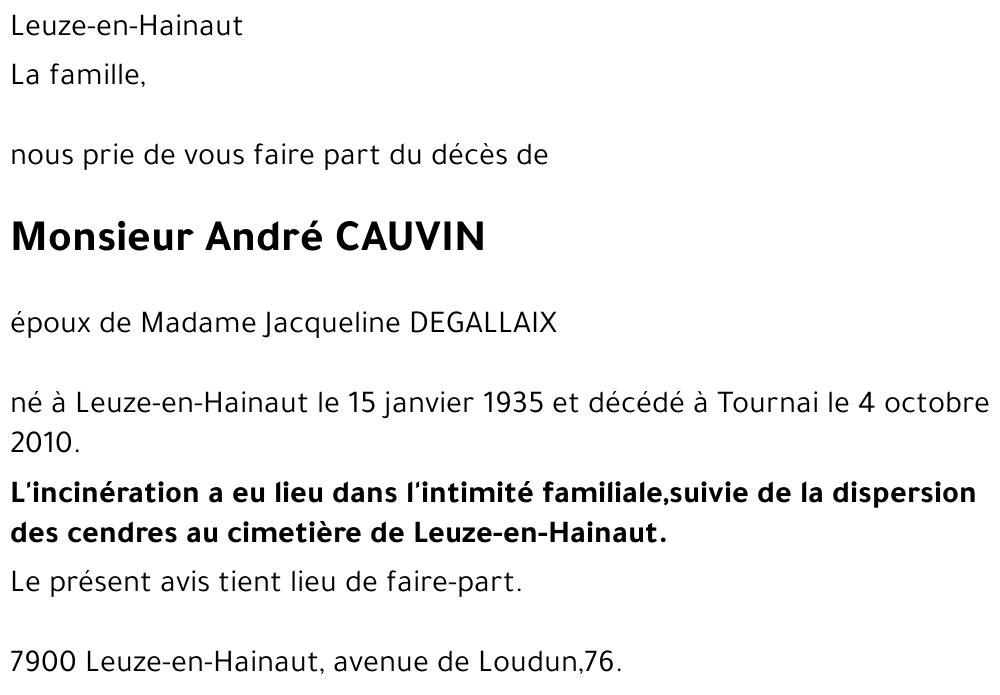 André Cauvin