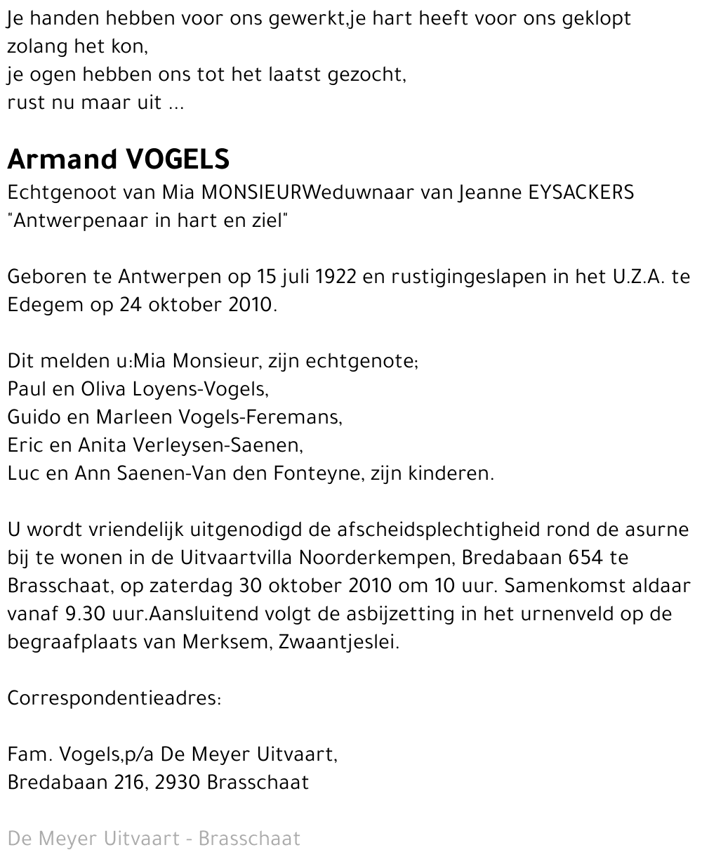 Armand Vogels
