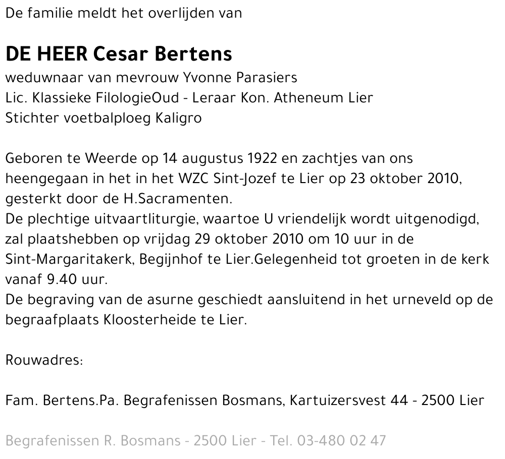 Cesar Bertens