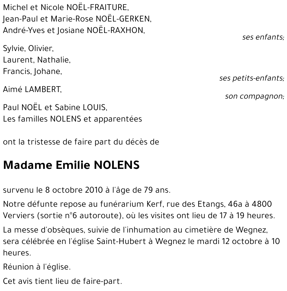 Emilie NOLENS