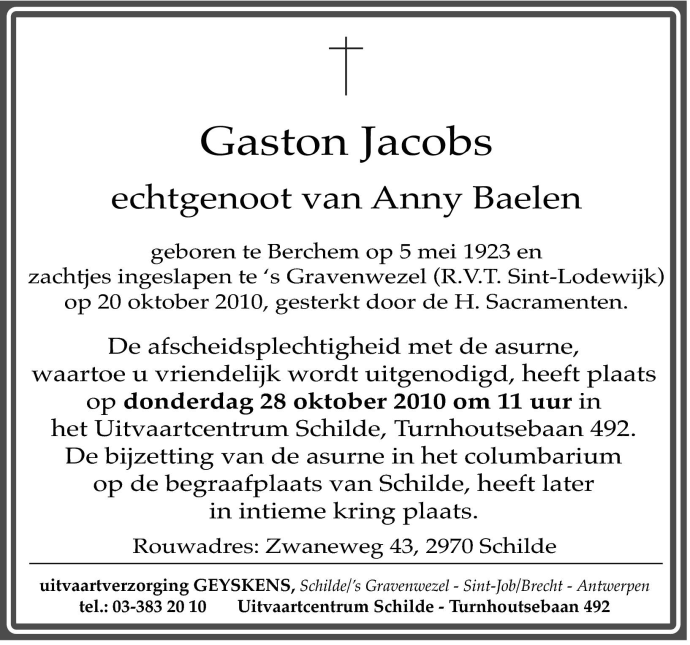 Gaston Jacobs