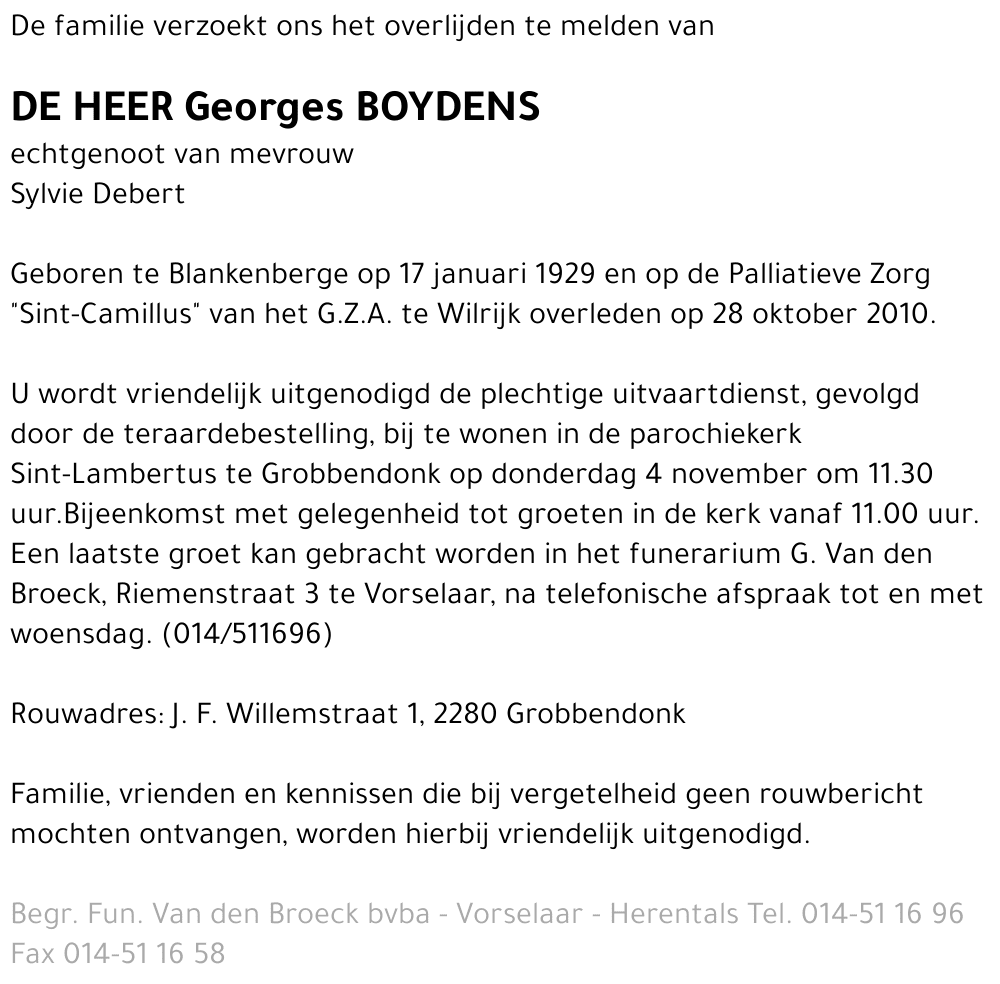 Georges Boydens