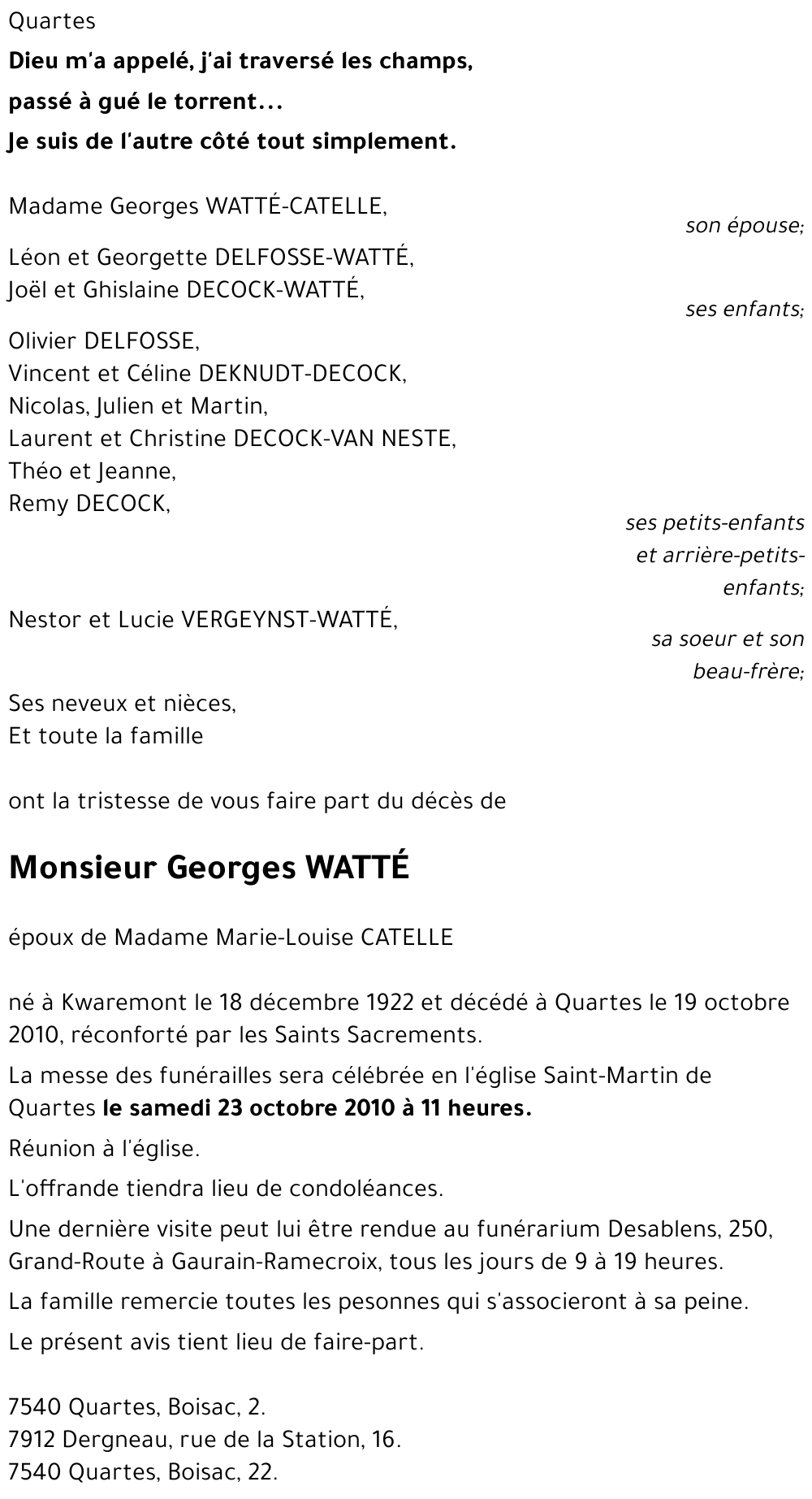 Georges WATTÉ