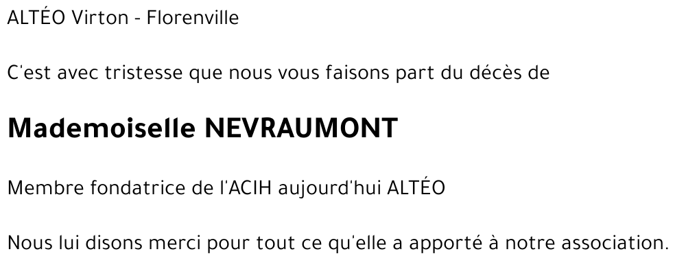 Ghislaine NEVRAUMONT