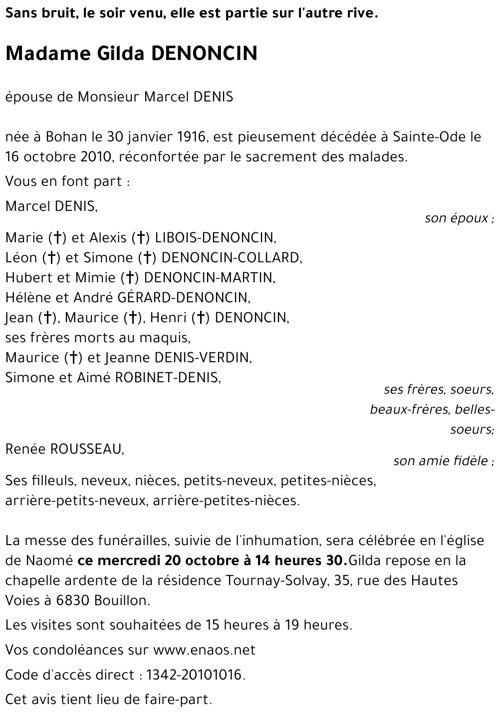Gilda DENONCIN